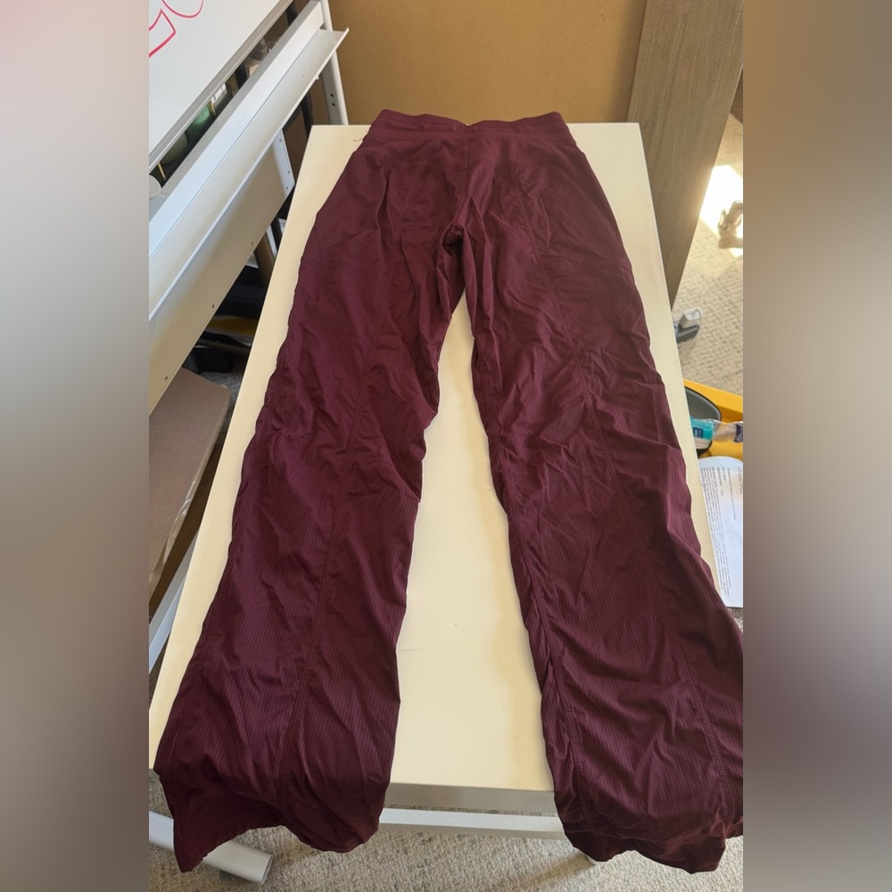 LULULEMON Dance Studio Mid-Rise Pant in Burgundy